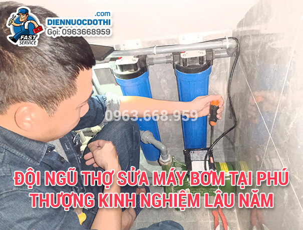 Sửa máy bơm tại Phú Thượng