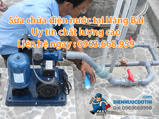 Sửa chữa điện nước tại Hàng Bồ - 0963.668.959