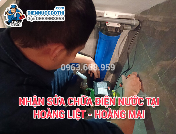 Nhận sửa chữa điện nước tại Hoàng Liệt - Hoàng Mai