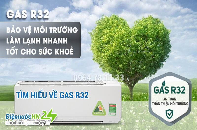 Tìm hiểu về Gas R32
