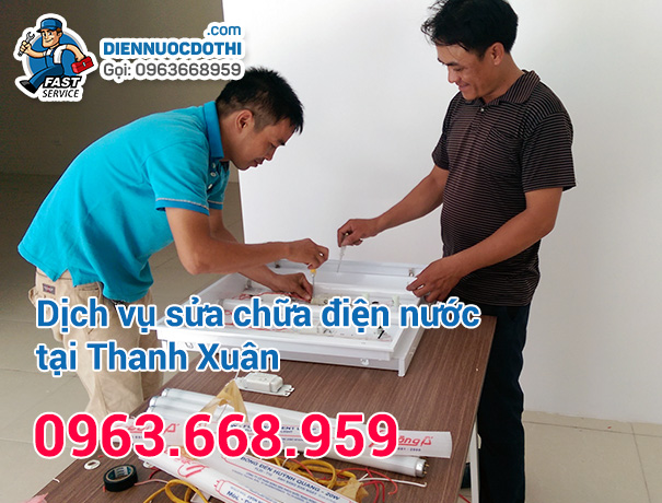 Dịch vụ sửa chữa điện nước tại Thanh Xuân