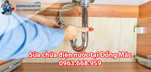 Sửa chữa điện nước tại Đống Mác