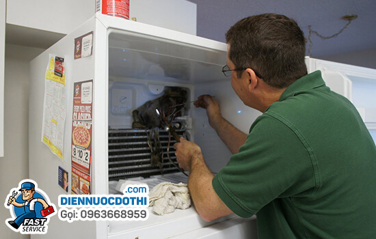 sửa chữa tủ lạnh tại Long Biên