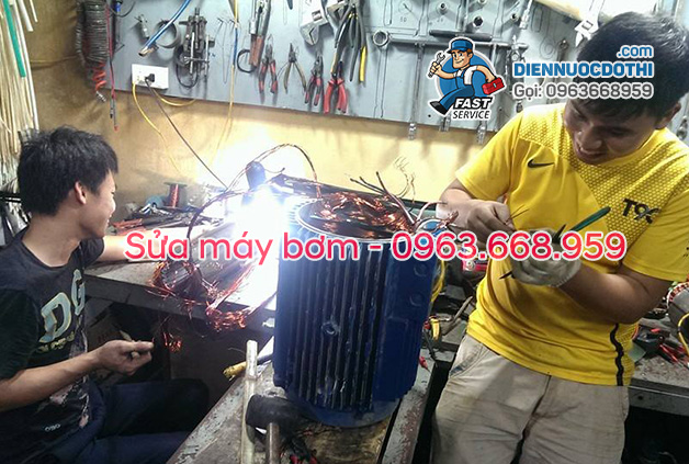 Thợ sửa máy bơm nước tại nhà Hà Nội