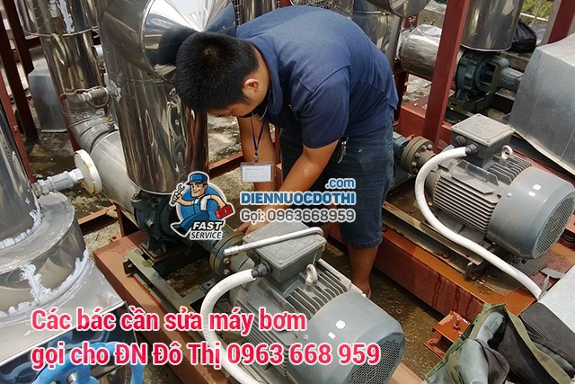 Sửa máy bơm tại Minh Khai 