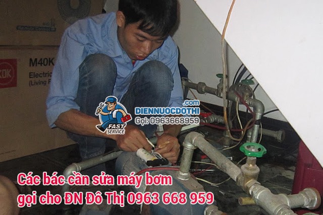 Sửa máy bơm tại Trương Định