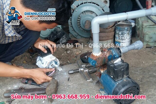 Sửa máy bơm tại Vĩnh Hưng sửa rẻ, thợ giỏi, có bảo hành