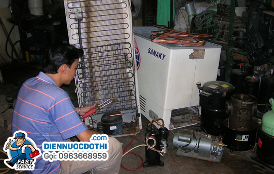 Thay gas tủ lạnh tại Hà Nội giá rẻ